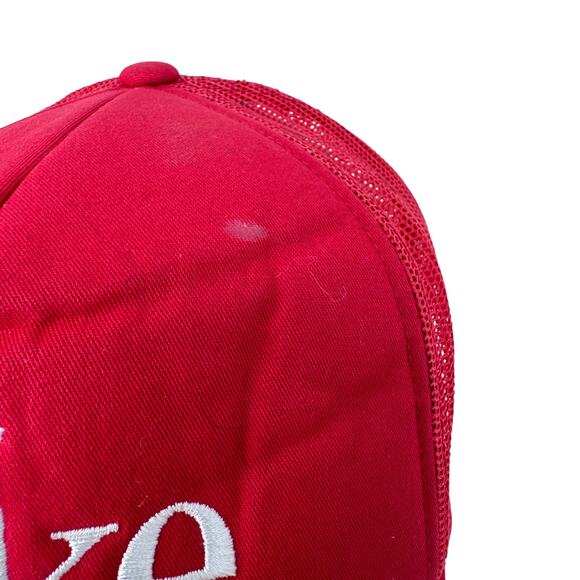 2022 Brixton Enjoy Coke Trucker Hat Red Adjustable Snapback Cap - Picture 7 of 12